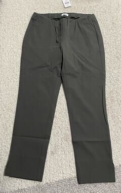 NWT J. Jill Womens 2P Petite Premium Bi-Stretch Slim Leg Pants Woodbine Dk Green
